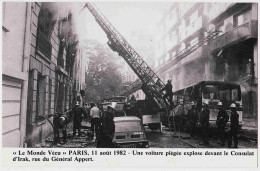 0 - F21761CPM - LE MONDE VECU - Serie 3d - 032 - 11/8/82 - PARIS - Attentat Rue Gal Appert - Consulat Irak - Très Bon ét - Ereignisse