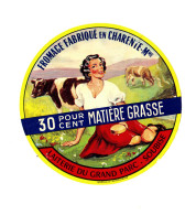 17 - F22332PAP - LAITERIE DU GRAND PARC - SOUBISE - Etiquette Fromage - Très Bon état - CHARENTE-MARITIME - Cheese