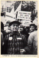 0 - F20165CPM - LE MONDE VECU - Serie 1 D - 408 - 7/10/80 - Manifestations Apres Attentat Rue COPERNIC - Très Bon état - - Demonstrationen