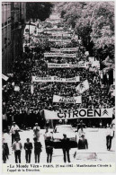 0 - F21783CPM - LE MONDE VECU - Serie H 71/0488 - 15/5/1982 - PARIS - Manifestation CITROEN Appel Direction - Très Bon é - Betogingen