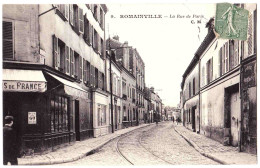 93 - B22341CPA - ROMAINVILLE - Rue De Paris - Parfait état - SEINE-SAINT-DENIS - Romainville