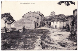 82 - B21934CPA - PUYLAROQUE - Sans Legende -  Centre Du Vilalge - Parfait état - TARN-ET-GARONNE - Autres & Non Classés