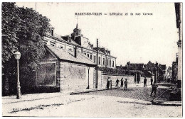 95 - B21914CPA - MAGNY EN VEXIN - Hopital Et Rue Carnot - Parfait état - VAL-D'OISE - Magny En Vexin