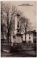 86 - B21191CPA - CIVAUX - Le Monument Aux Morts , La Poste - Très Bon état - VIENNE - Autres & Non Classés