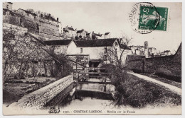 77 - B21009CPA - CHATEAU LANDON - Moulin Sur Le Fusain - Très Bon état - SEINE-ET-MARNE - Chateau Landon