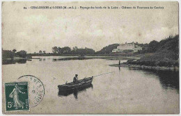 49 - B22747CPA - CHALONNES SUR LOIRE - Paysage Bords De Loire . Château Du Fourneau De Candais - Très Bon état - MAINE E - Chalonnes Sur Loire