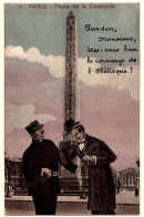 75 - B20171CPA - PARIS - ARR. 08 - Place De La Concorde - Dessin Humoristique - Bon état - PARIS - Paris (08)