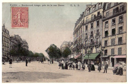 75 - B20159CPA - PARIS - ARR. 05 - Boulevard Arago, Pris De La Rue Broca - Bon état - PARIS - Arrondissement: 05