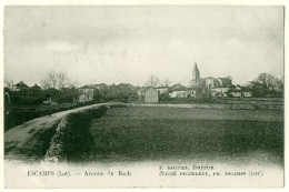 46 - B18616CPA - ESCAMPS - Avenue De Bach - Très Bon état - LOT - Other & Unclassified