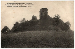 24 - B26060CPA - VILLEFRANCHE DE LONGCHAPT - Restes Du Château De Gurçon - Très Bon état - DORDOGNE - Other & Unclassified