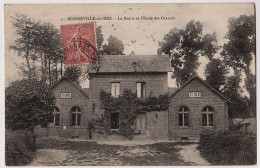 76 - B21631CPA - BLOSSEVILLE SUR MER - Mairie Et Ecole Des Garcons - Très Bon état - SEINE-MARITIME - Autres & Non Classés