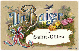 30 - B23107CPA - SAINT GILLES - Un Baiser - Très Bon état - GARD - Saint-Gilles