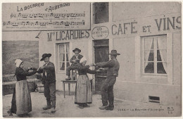 63 - B18906CPA - AUVERGNE - La Bourree - Bourreio D'auvergno - Cafe LICARDIES - Très Bon état - PUY-DE-DOME - Autres & Non Classés