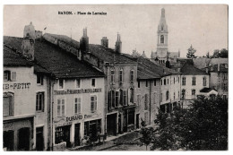 54 - B23186CPA - BAYON - Place De Lorraine - Quincaillerie Durand Freres - Très Bon état - MEURTHE-ET-MOSELLE - Autres & Non Classés