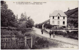 44 - B22841CPA - LE CELLIER - CLERMONT SUR LOIRE - Route Du Cellier Et  Hotel Belle Vue - Parfait état - LOIRE-ATLANTIQU - Le Cellier