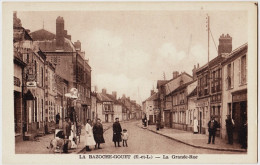 28 - B22134CPA - LA BAZOCHE GOUET - La Grande Rue - Pompe Essence - Parfait état - EURE-ET-LOIR - Autres & Non Classés