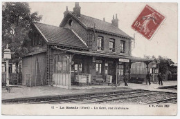 59 - T20343CPA - LA BASSEE - La Gare - Vue Interieure - Bon état - NORD - Other & Unclassified