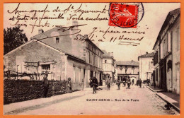 17 - B34249CPA - SAINT ST GENIS - Rue De La Poste - Très Bon état - CHARENTE-MARITIME - Autres & Non Classés