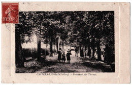 32 - B23255CPA - CASTERA LES BAINS - Promenade Des Thermes - Très Bon état - GERS - Castera