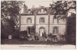 41 - B22658CPA - SAINT ST JEAN FROIDMENTEL - Maison Du Maitre De Verrerie - Parfait état - LOIR-ET-CHER - Autres & Non Classés