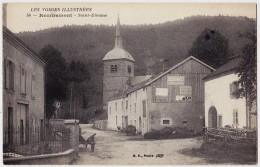 88 - B22083CPA - REMIREMONT - Saint Etienne - Place, Eglise - Parfait état - VOSGES - Remiremont