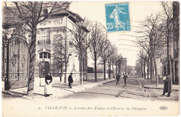 94 - B21927CPA - VILLEJUIF - Avenue Des Ecoles Et Entree Hospice - Très Bon état - VAL-DE-MARNE - Villejuif