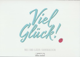 Alle Welt Souvenirschein-Folder Viel Glück Bankfrisch 2020 0 Euro-Folder Viel Glück - Non Classés