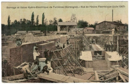 24 - B26070CPA - TUILIERES - Barrage - Vue Usine Thermique - Juin 1907 - Très Bon état - DORDOGNE - Other & Unclassified