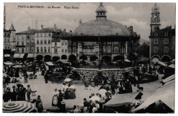 54 - B22986CPA - PONT A MOUSSON - Le Marché - Place Duroc - Kiosque - Très Bon état - MEURTHE-ET-MOSELLE - Pont A Mousson