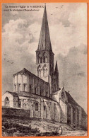 17 - B34246CPA - SAINT ST MENOUX - La Fleche De L' Eglise Avant La Révolution - Très Bon état - CHARENTE-MARITIME - Autres & Non Classés