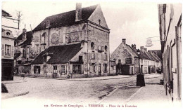 60 - B23380CPA - VERBERIE - COMPIEGNE - Place De La Fontaine - Thienard Cordonnier - Très Bon état - OISE - Verberie