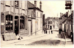 89 - B23305CPA - VILLEMANOCHE - Rue De La Mairie - Très Bon état - YONNE - Autres & Non Classés