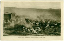 0 - B18374CPA - MAROC - CAMPAGNE DU MAROC - Atlas, Bivouac De Partisans Dans  Village Chleux - Très Bon état - AFRIQUE - Otros & Sin Clasificación