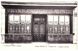 45 - T22433CPA - JARGEAU - Maison GRUSLIN - Grand Café De La Paix - Parfait état - LOIRET - Jargeau