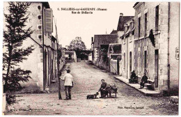 86 - B22273CPA - NALLIERS SUR GATEMPE - Rue De SAINT SAVIN - Parfait état - VIENNE - Autres & Non Classés