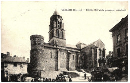 19 - B23510CPA - UZERCHE - L' Eglise - Marché - Voitures - Parfait état - CORREZE - Uzerche