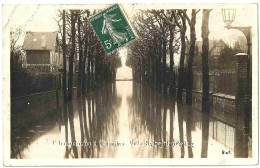 92 - T22714CPA - COLOMBES - L'inondation - Villa Reine Henriette - Carte Photo - Bon état - HAUTS-DE-SEINE - Colombes