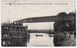 59 - T20346CPA - ARMENTIERES - Lancement Du Pont, Travaux Du 5e Génie, Juillet - Aout 1912 - Assez Bon état - NORD - Armentieres