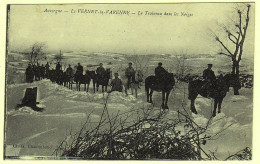 63 - T18968CPA - LE VERNET LA VARENNE - Le Traineau  Dans Les Neiges, Auvergne - Très Bon état - PUY-DE-DOME - Autres & Non Classés