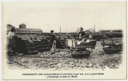 49 - T22733CPA - ANGERS - Ardoisieres - G. Lariviere - Comptage Et Mise En Stock - Parfait état - MAINE ET LOIRE - Angers