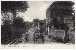 63 - B18813CPA - CHATEL-GUYON - CHATELGUYON - Rue De Riom - Parfait état - PUY-DE-DOME - Châtel-Guyon