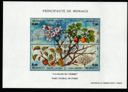 Monaco 1994 - Mi.Nr. Block 65 - Gestempelt Used - Bäume Trees Aprikosen Früchte Fruits Obst - Trees