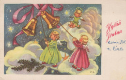 ENGEL Weihnachten Vintage Ansichtskarte Postkarte CPA #PKE130.DE - Engel