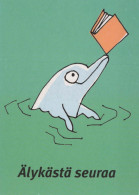 DELPHINs Tier Vintage Ansichtskarte Postkarte CPSM #PBS670.DE - Delphine