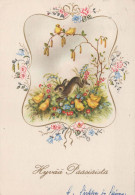 OSTERN KANINCHEN Vintage Ansichtskarte Postkarte CPSM #PBO370.DE - Pasen