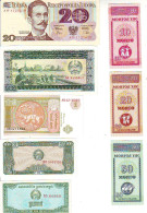 LOT DE 8 BILLETS ETRANGERS - NEUFS - TOUS DIFFERENTS - Lots & Kiloware - Banknotes