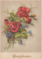 FLOWERS Vintage Ansichtskarte Postkarte CPSM #PAR869.DE - Fleurs