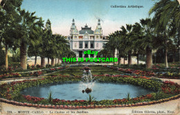 R597320 719. Monte Carlo. Le Casino Et Les Jardins. Collection Artistique. Gilet - Monde