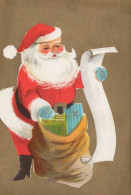 WEIHNACHTSMANN SANTA CLAUS WEIHNACHTSFERIEN Vintage Postkarte CPSMPF #PAJ476.DE - Santa Claus
