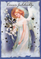 ENGEL WEIHNACHTSFERIEN Feiern & Feste Vintage Ansichtskarte Postkarte CPSM #PAH335.DE - Angels
